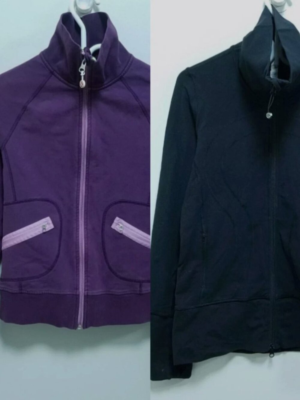 Lululemon In Stride Vintage Vancouver Jacket Zip High Neck Size 8 Bundle Medium